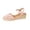 Pink_006, variant on Closed Toe Wedges Heels for Women Dressy Platform Wedge Sandals Ankle Strap Heeled Espadrilles Sandals Ladies Comfortable Cork Summer Dress Shoes Red 8(EU-40)