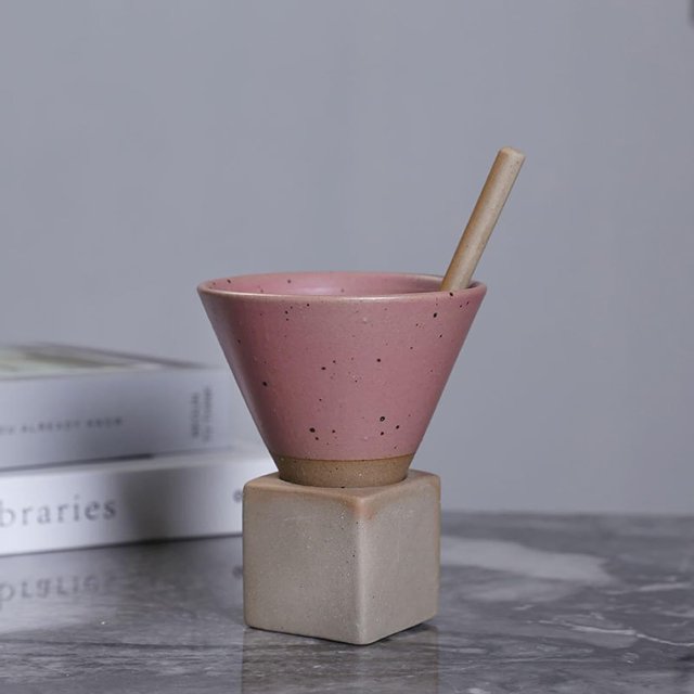 stoneware mug coffee mug ceramic funnel mug mug coffee mug set