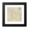 thumbnail image 2 of Ludovico Carracci 15x16 Black Modern Framed Museum Art Print Titled - The Holy Family at Table Served by an Angel (C. 1608-1610), 2 of 5