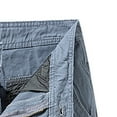 thumbnail image 4 of gakvov Cargo Pants For Men Plus Size Cargo Pants For Men Casual Pure Loose Fit Zipper Button Multi-Pocket Overalls Straight Leg Pants Outdoor Tooling Short Pants, 4 of 4