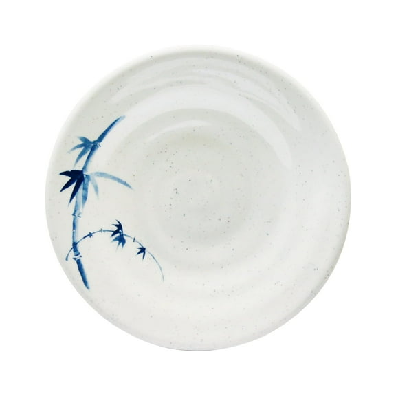 Excellante Blue Bamboo Melamine Dinnerware Collection 5 1/8" Soup Plate, Comes in Dozen