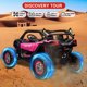 thumbnail image 5 of QinaQin UTV eléctrico infantil de 24V para 2 pasajeros, vehículo 4x4 con control remoto, asientos tipo piel, 4 amortiguadores, luces y música para paseos más cómodos, 5 of 8
