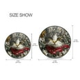 thumbnail image 6 of WOBOGO Daisy Kitten Acrylic Wall Clock Battery Operated 11.9in Silent No Tick Bedroom Living Room Office Classroom Decoration, 6 of 10