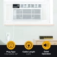 thumbnail image 4 of Whirlpool 12,000 BTU 115V Window-Mounted Air Conditioner with Remote Control, WHAW121CW, 4 of 19