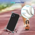 thumbnail image 2 of iPhone 14 Pro Max Case with Camera Protection, Silicone Shockproof Slim Thin Phone Case for iPhone 14 Pro Max  6.7 inch (Black ), 2 of 8
