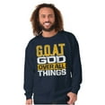 thumbnail image 5 of God Over All Things GOAT Christian Sweatshirt for Men or Women Brisco Brands S, 5 of 6