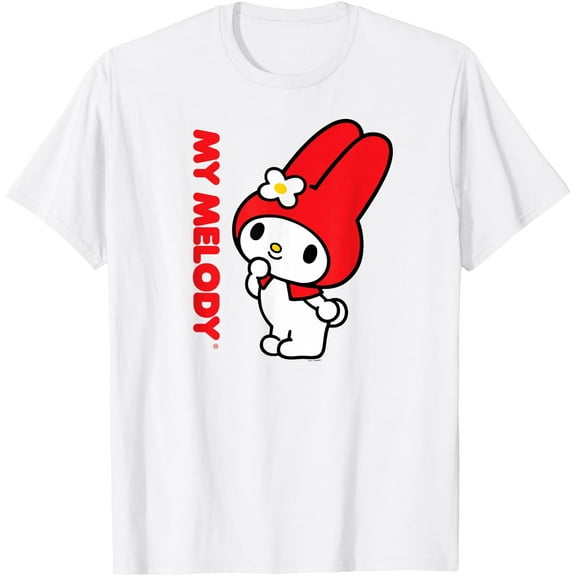 My Melody Standing Logo DTG Print Unisex T-Shirt