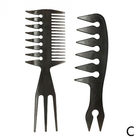 Beard Template Right-Angle Comb Men s Retro Back Shape Artifact Insert Comb Double-Sided Comb U4X0