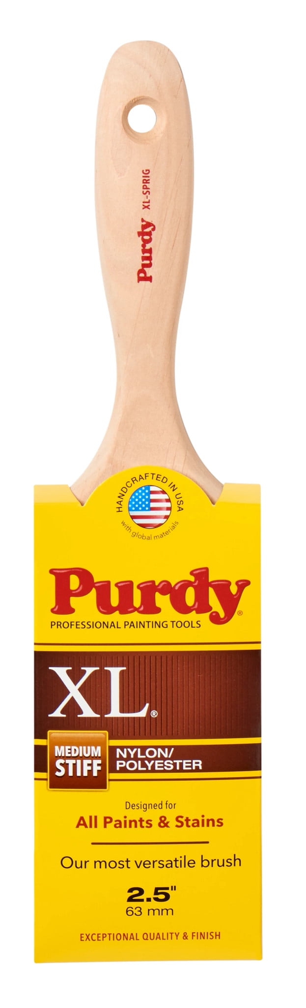 Purdy 144400340 XL Series Swan Enamel/Wall Paint Brush, 4 inch