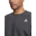 thumbnail image 4 of Reebok Men's and Big Men's Game Day Fleece Crewneck Sweatshirt, Sizes XS-5XL, 4 of 6