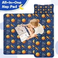 thumbnail image 4 of Basketball Theme Pattern Toddler Nap Mats for Kids Preschool,Sleeping Mat Bag or Kids,Toddler Sleeping Bag,Toddler Nap Mat or Daycare, 4 of 6