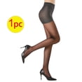 thumbnail image 2 of BLVB Women's Opaque Tights Ultra Thin High Waist Pantyhose Thigh High Stockings for Ladies, 2 of 5