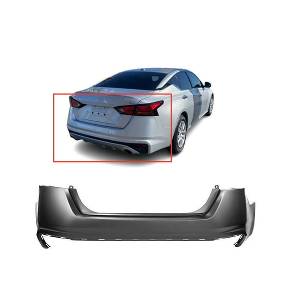 DCP Rear Bumper Cover for 2019-2020 Nissan Altima S SL SR SV 850226CA0H NI1100329