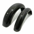 thumbnail image 4 of Fits Royal Enfield 500cc Mudguard Set Front & Black Painted Golden Lining, 4 of 5