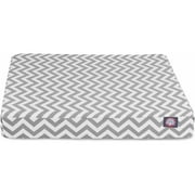 Chevron Small Orthopedic Memory Foam Rectangle Dog Bed