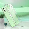 thumbnail image 4 of ULAK Clear iPhone 12 mini Case, Sparkle Slim Shockproof Rugged Bumper Phone Case for Apple iPhone 12 Mini 5.4, Clear, 4 of 9