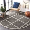 thumbnail image 4 of Safavieh Amherst Sharalyn Geometric Area Rug, Dark Gray/Beige, 7' x 7' Round, 4 of 11