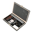 thumbnail image 2 of Kit de limpieza universal para armas, 28 piezas, accesorios para cañones de rifle, caja de herramientas, juego de cepillos de aleación de aluminio, 2 of 14