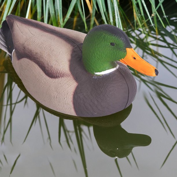 Modelo de pato realista, modelo ligero de pato de espuma EVA para caza, pesca y tiro