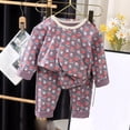 thumbnail image 2 of Rvasteizo Girls Set Print Long Sleeve Top and Pants 2 Piece Home Set for Girls 12 Months to 12 Years, 2 of 5