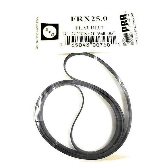 FRX25.0 PRB/EVG Flat Drive Belt (1PC) for Record Player Phonograph Turntable 24.7" I.C. C/S .210" Wall Thickness .03" FITS SANYO TP-, SANSUI SR-, Sony, Yamaha YP-, Toshiba SR-, and Others
