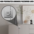 thumbnail image 2 of Yammee Kids Safe Cabinet Combination Lock Reinforced not Pry Password Lock Easy Installation multifunction Keyless Cabinet Lock, 2 of 8