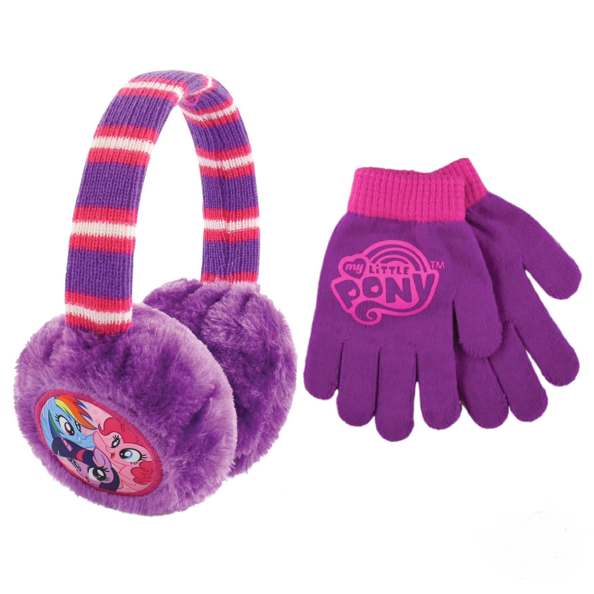 Hasbro Kids Earmuff, Kids Gloves or Toddlers Mittens, My Little Pony