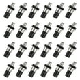 thumbnail image 1 of Uxcell 6.8mm Clavos de reparación para puertas de gabinete, pasadores de resorte con eje central de hierro, conector de panel de puerta, negro, 24 piezas, 1 of 7