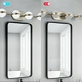 thumbnail image 5 of LoLado Modern Minimalist Bathroom Vanity Light, LED 6 Bulb Acrylic Shades, Wall Mounted Decorative Lighting Fixture, Champagne Gold, 5 of 9