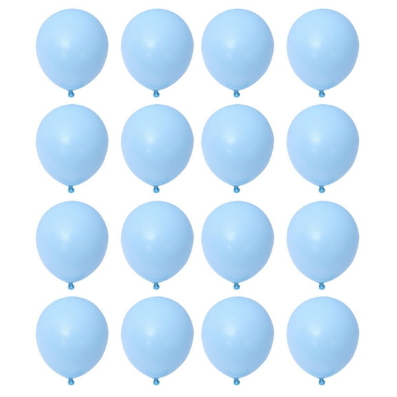 Balloons Macaron Rainbow Birthday Set, 40 Pieces Blue Helium Balloons Latex Balloons Party Decoration for Birthday Decoration Wedding Decoration Carnival Party Supplies Baby