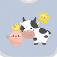thumbnail image 4 of Inktastic Fun Farm Animals Cow, Pig, Chick Boys or Girls Baby Bib, 4 of 4