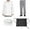 BUNDLE PACK A9-BLK, variant on Student Chef Bundle Pack Includes Chef Coat, Pants, Hat & Apron