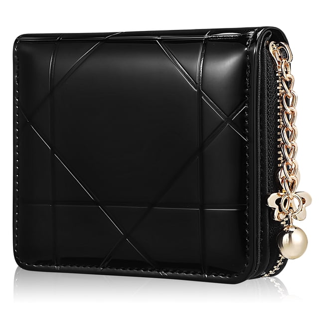 Monedero para tarjetas de crédito, monedero para mujer, tarjetero de mano, billetera de cuero con bolsillo para monedas.
