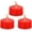 Red Light, Red Base, variant on XIHAMA Flameless LED Tea Light Candles: 24 Pack Battery - Powered Fake Candles,Batteries Included,Unscented,for Seasonal & Festival Celebration,Warm Yellow Light,Replicate The Flicker of A Real Candle
