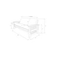 thumbnail image 2 of Washington Frame-Rustic Walnut Finish-Marmont Mocha Mattress Kodiak Furniture, 2 of 6