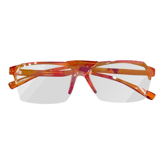 Flip Up Reading Glasses with Blue Light Filtering Clip On Design for Reading Assistance and Eye