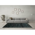 thumbnail image 3 of Ahgly Company Indoor Round Persian Light Blue Traditional Area Rugs, 5' Round, 3 of 4