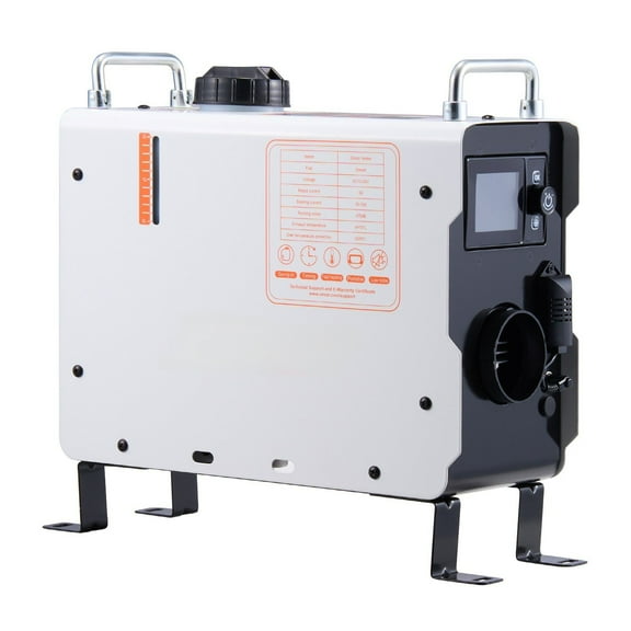 2KW Diesel Air Heater 12V/24V - Bluetooth APP Remote Control Portable Heater for Garages, Tents, RVs & Outdoor Use - LCD Display, Timer Function, Fast Heating with Low Fuel Consumption