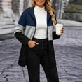 thumbnail image 6 of MaFYtyTPR Women's Color Block Hoodies Zip Up Long Sleeve Hooded Sweatshirts Loose Fit Casual Coat with Pockets, 6 of 6