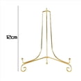 thumbnail image 4 of 2X Soporte ExhibicióN Dorado, Soporte para Manualidades, Soporte para Libros, Pedestal para Fotos, para Platos, Estante para Platos, Caballete, DecoracióN Almacenamiento-12Cm, 4 of 5