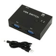 thumbnail image 1 of 2 In 1 Out VGA Video Sharing Switch Switcher Adapter Selector for PC Laptop, 1 of 7
