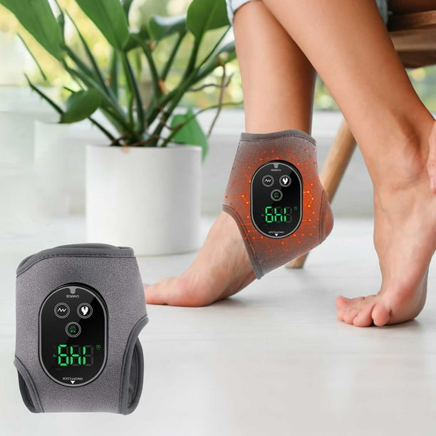Pisexur Belleza Maquillaje Vibración para calentar tobillos y pies con control inteligente de temperatura para relajar las articulaciones del pie.para mujeres y hombres
