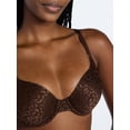 thumbnail image 4 of Joyspun Women's Leopard Print T-Shirt Bra, Sizes 32A-42DDD, 4 of 5
