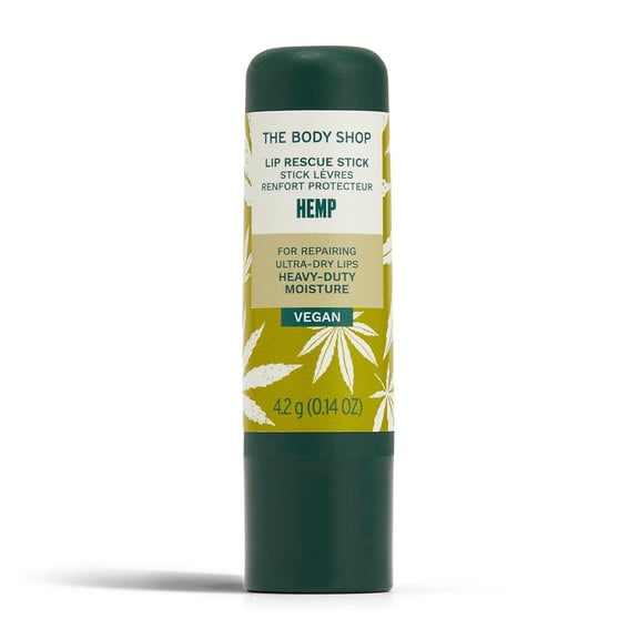 The Body Shop Hemp Heavy Duty Lip Care, For Dry Lips, Woody Scent