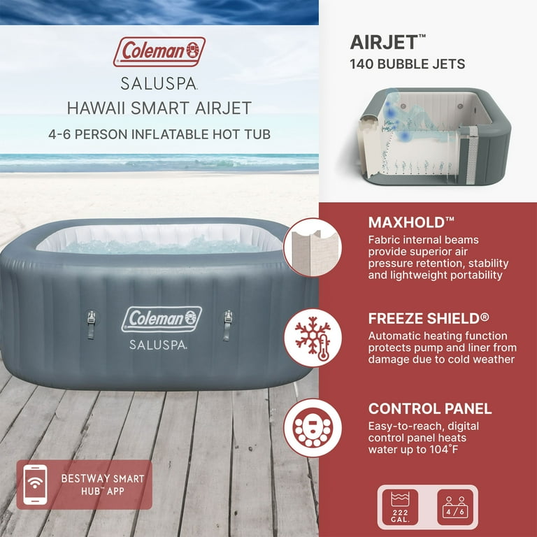 Coleman - aya Amazon.com : Bestway Coleman Hawaii AirJet Inflatable Hot