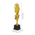 thumbnail image 2 of TEHAUX Trofeo Deportivo Dorado Para Premiación Con Estrella En Competencias, 2 of 8