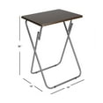 thumbnail image 6 of Home Basics Multi-Purpose Foldable Table, Cherry, 6 of 8