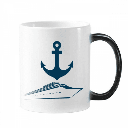 

Anchor Ferry Navigation Objects Mug Changing Color Cup Morphing Heat Sensitive 12oz