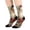 M, variant on FAIOROI Christmas Socks for Women Cute Vintage Xmas Print Mid Calf Crew Sock Soft Cozy Festive Holiday Novelty