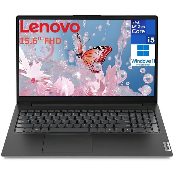 Lenovo Laptop Computer, 15.6" FHD, Intel 10-Core i5-1235U (Beat i7-1195G7), 16GB DDR4 RAM, 512GB PCIe SSD, WiFi, Type-C, HDMI, Black, Windows 11 Pro, Vent-Hear